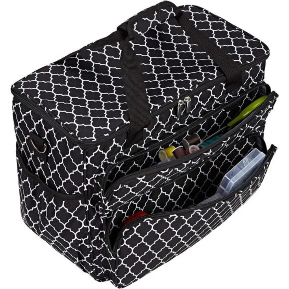 Sewing Machine Carrying Case, Universal Travel Tote Bag with Shoulder strap